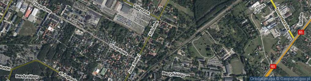 Zdjęcie satelitarne Krótka ul.