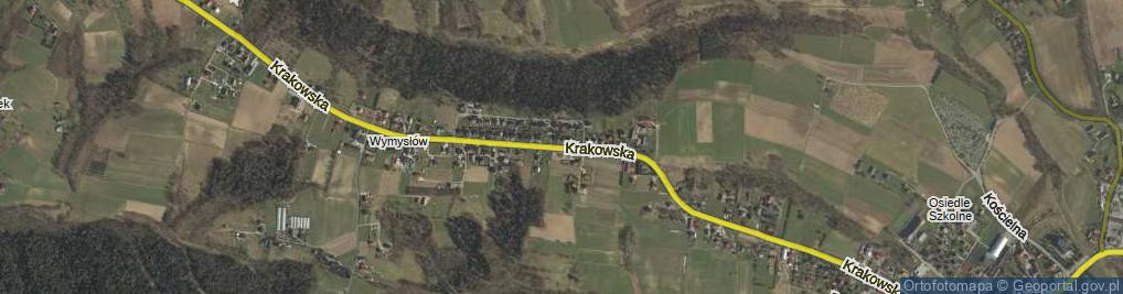 Zdjęcie satelitarne Krakowska ul.