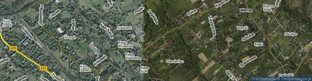 Zdjęcie satelitarne Króla Jana III Sobieskiego ul.