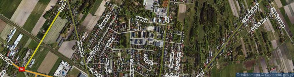 Zdjęcie satelitarne Krudowskiego Mariana, płk. ul.