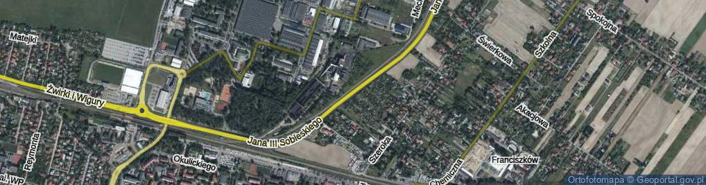 Zdjęcie satelitarne Króla Jana III Sobieskiego ul.