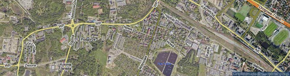 Zdjęcie satelitarne Krzyżyńskich Marianny i Jana ul.