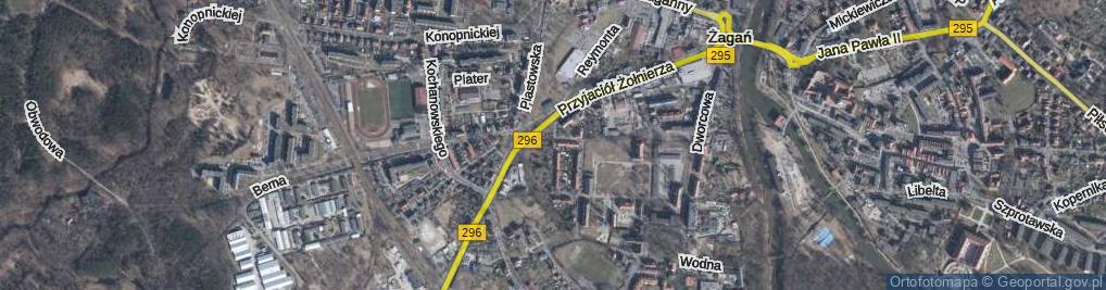 Zdjęcie satelitarne Króla Władysława Łokietka ul.