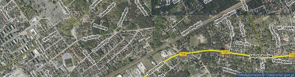 Zdjęcie satelitarne Króla Bolesława Chrobrego ul.