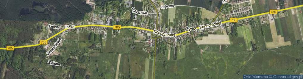Zdjęcie satelitarne Krótka ul.