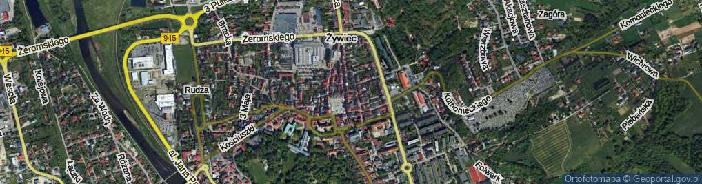 Zdjęcie satelitarne Krótka ul.