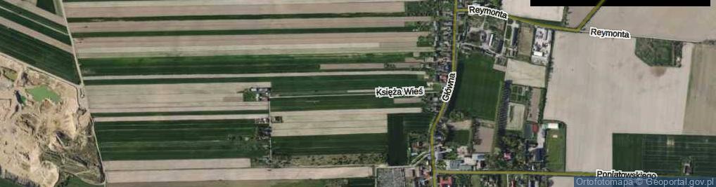 Zdjęcie satelitarne Księża Wieś ul.