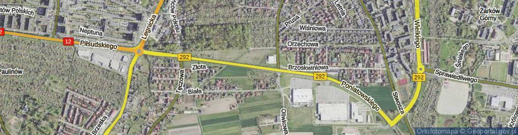 Zdjęcie satelitarne Księcia Józefa Poniatowskiego ul.