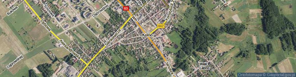 Zdjęcie satelitarne Księcia Janusza I ul.