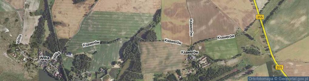 Zdjęcie satelitarne Ksawerów ul.