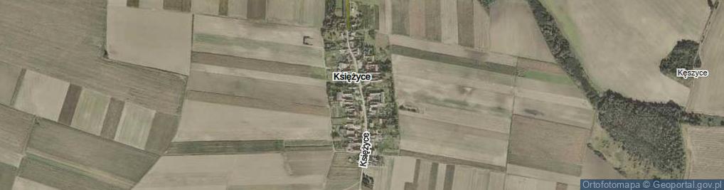 Zdjęcie satelitarne Księżyce ul.