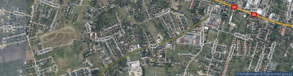 Zdjęcie satelitarne Księżycowa ul.