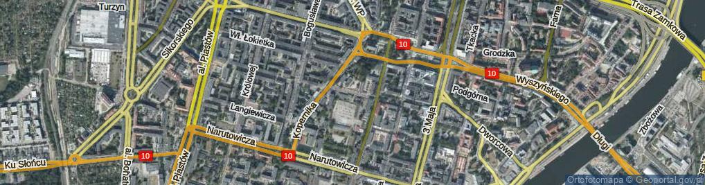 Zdjęcie satelitarne Księcia Sambora ul.