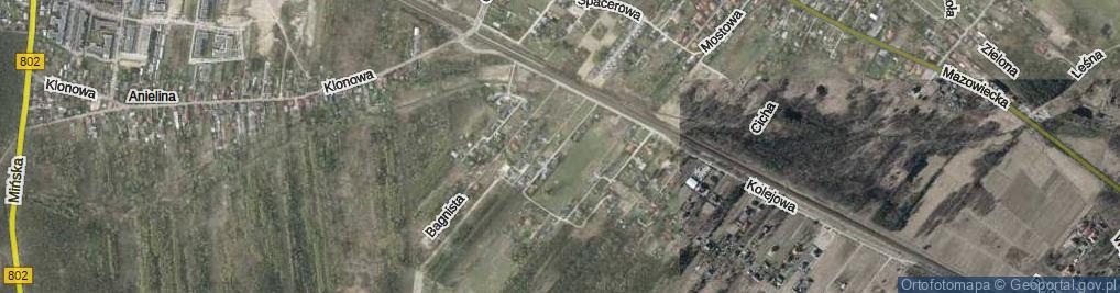 Zdjęcie satelitarne Księżycowa ul.
