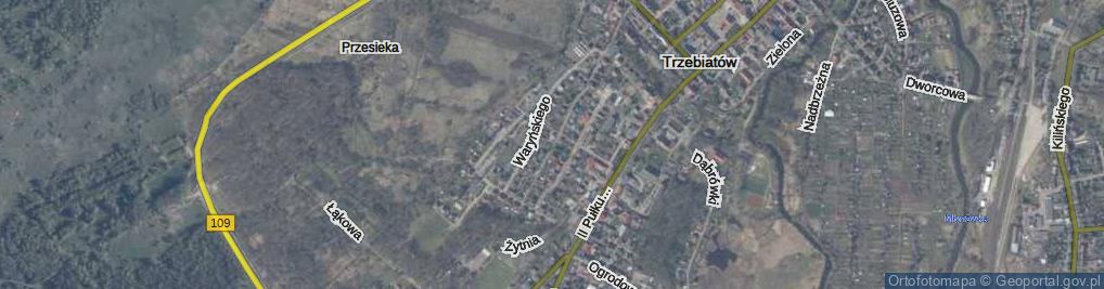 Zdjęcie satelitarne Księcia Józefa Poniatowskiego ul.