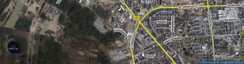 Zdjęcie satelitarne Kuklińskiego Ryszarda, płk. ul.