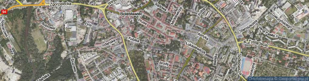 Zdjęcie satelitarne Kutuzowa Michała ul.