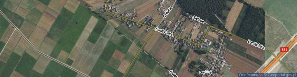 Zdjęcie satelitarne Kupiska ul.