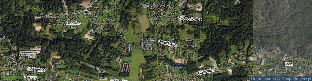Zdjęcie satelitarne Kukiełek Golkowickich ul.