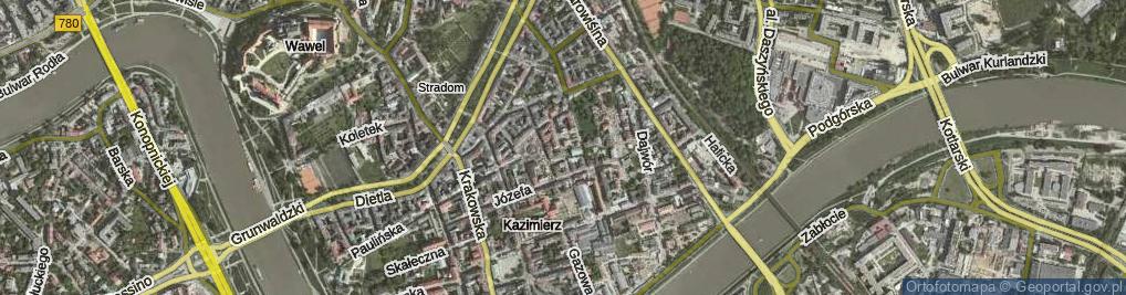 Zdjęcie satelitarne Kupa ul.