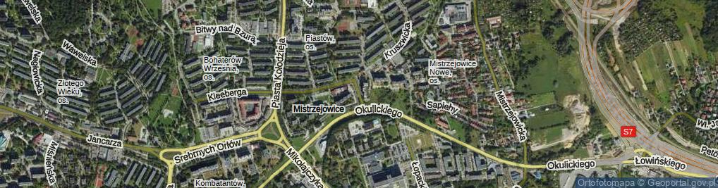 Zdjęcie satelitarne Kupały ul.