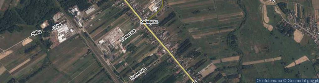 Zdjęcie satelitarne Kuźniczka ul.
