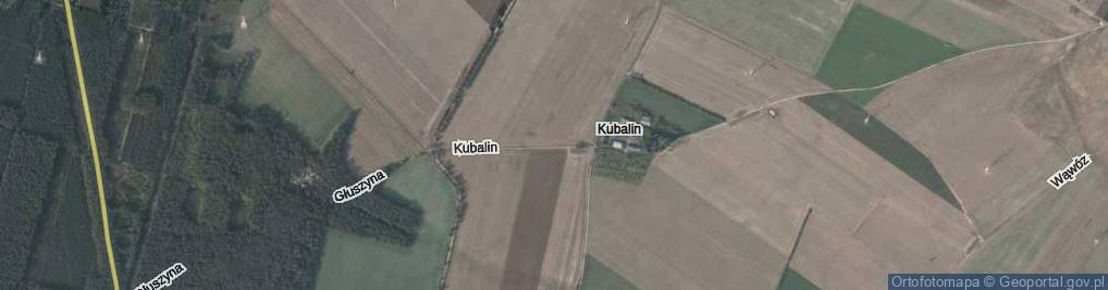 Zdjęcie satelitarne Kubalin ul.