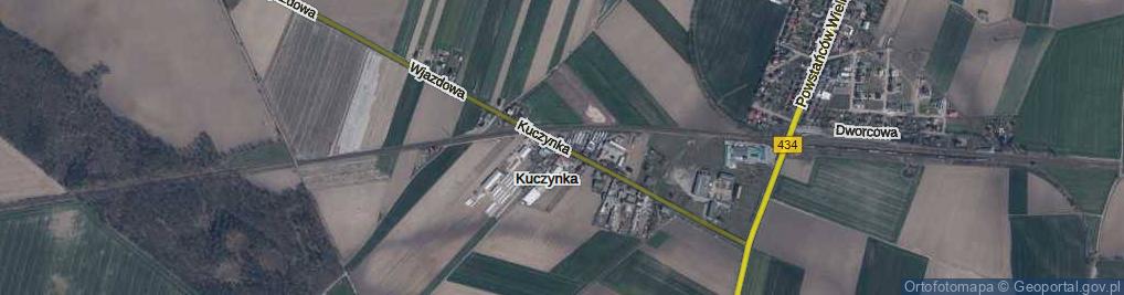 Zdjęcie satelitarne Kuczynka ul.