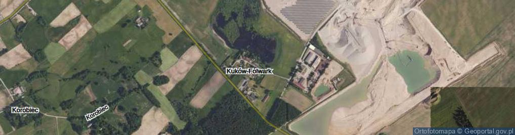 Zdjęcie satelitarne Kuków-Folwark ul.