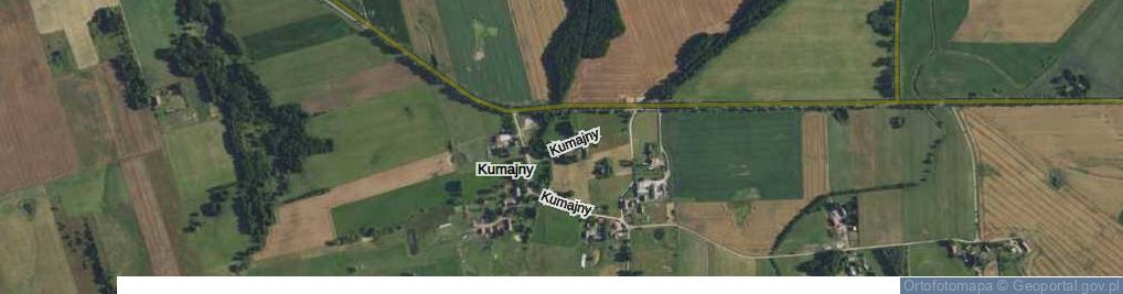 Zdjęcie satelitarne Kumajny ul.