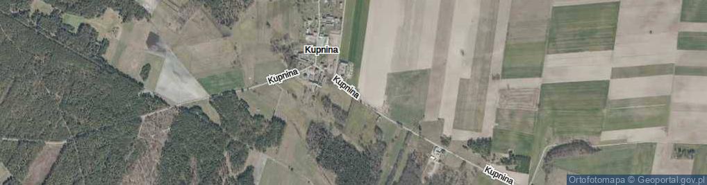 Zdjęcie satelitarne Kupnina ul.
