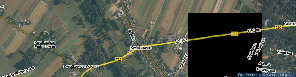 Zdjęcie satelitarne Kurnatowskiego Kazimierza, por. ul.