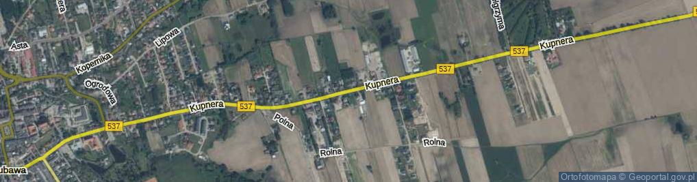 Zdjęcie satelitarne Kupnera ul.