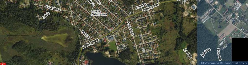 Zdjęcie satelitarne Kutrzeby Tadeusza, gen. ul.