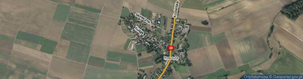 Zdjęcie satelitarne Kuliga, ks. ul.