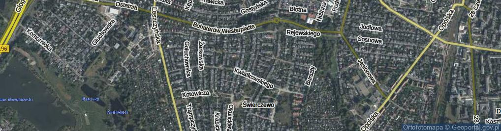 Zdjęcie satelitarne Kunickiego Stanisława ul.