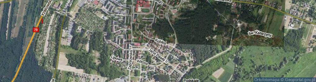 Zdjęcie satelitarne Kubika Bolesława ul.