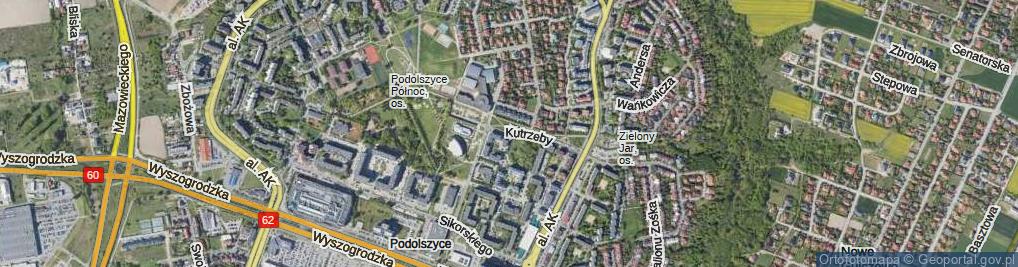 Zdjęcie satelitarne Kutrzeby Tadeusza, gen. ul.