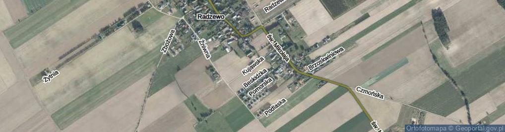 Zdjęcie satelitarne Kujawska ul.