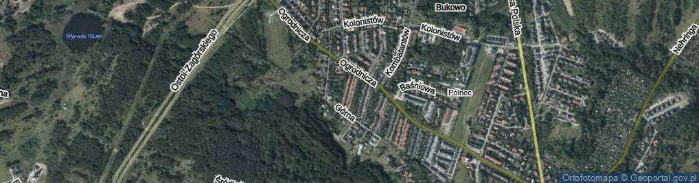 Zdjęcie satelitarne Kubusia Puchatka ul.