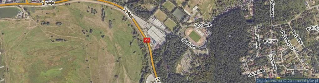 Zdjęcie satelitarne Kupiecka ul.