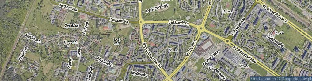 Zdjęcie satelitarne Kurpińskiego Karola ul.