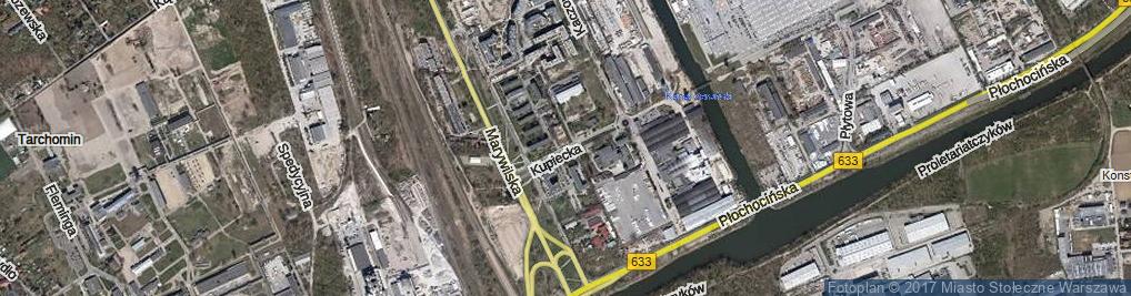 Zdjęcie satelitarne Kupiecka ul.
