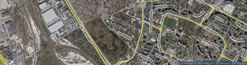 Zdjęcie satelitarne Kuniecka ul.