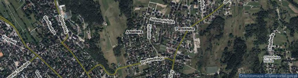 Zdjęcie satelitarne Kurierów Tatrzańskich ul.