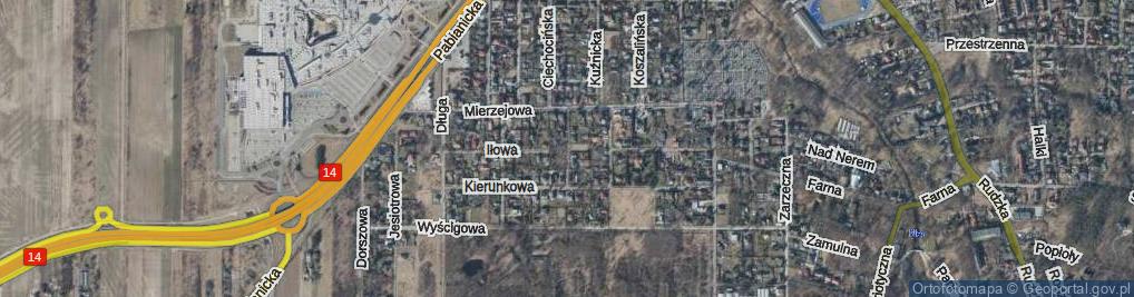 Zdjęcie satelitarne Kutrowa ul.