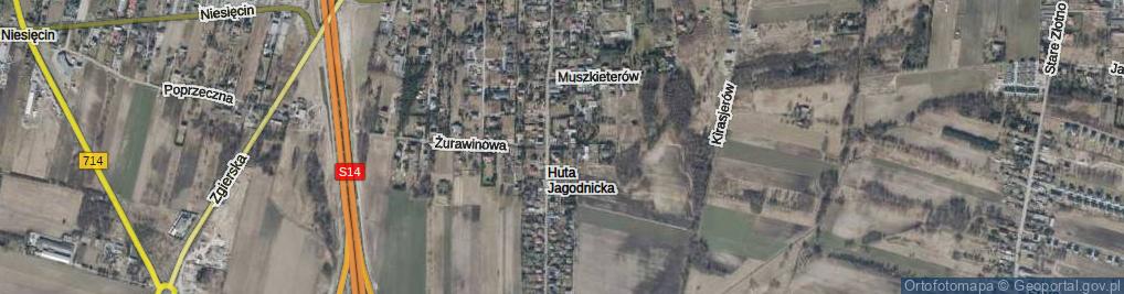 Zdjęcie satelitarne Kurka Wincentego ul.