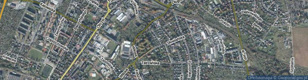 Zdjęcie satelitarne Kurpiowska ul.