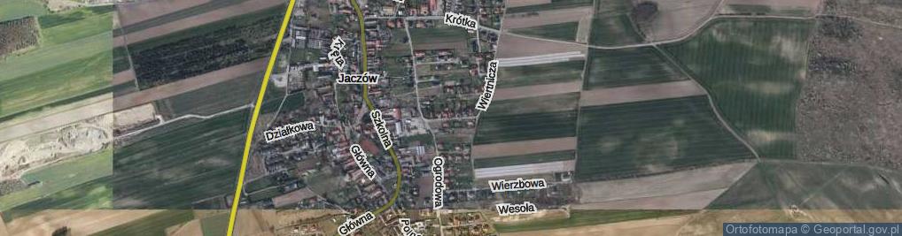 Zdjęcie satelitarne Kwiatowa ul.