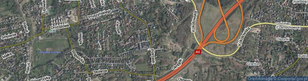 Zdjęcie satelitarne Kwatery ul.